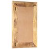 vidaXL Hand-Carved Mirror 80x50x2.6 cm Solid Mango Wood