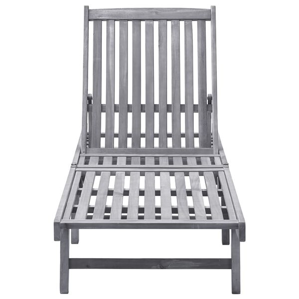 vidaXL Sun Lounger Solid Acacia Wood