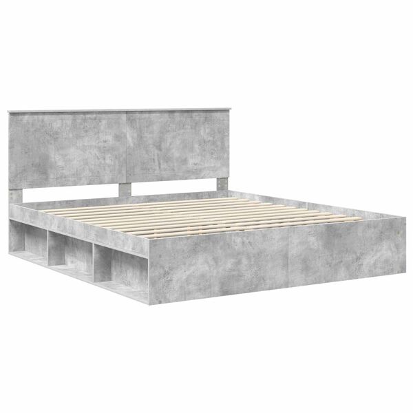 vidaXL Bed Frame with Headboard Concerte 180 x 200 cm Solid Pine Wood