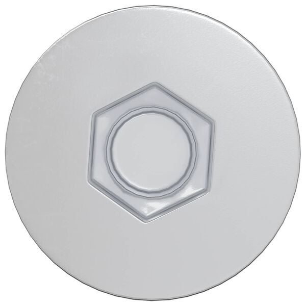 vidaXL Confirmat Screws 2 pcs Silver Metal