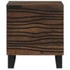 vidaXL Bedside Cabinet 2 pcs Walnut 40 x 33 x 46 cm Solid Acacia wood