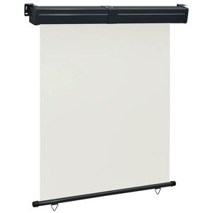 vidaXL Balcony Side Awning 145x250 cm Cream