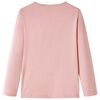 Kids' T-shirt with Long Sleeves Light Pink 128