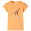 vidaXL Kids' T-shirt Bright Orange 116