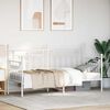 vidaXL Daybed Frame White 75 x 190 cm Steel