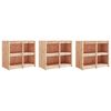 vidaXL Outdoor Kitchen Cabinets MEPPEL 3 pcs Solid Wood Pine