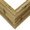 vidaXL Garden Planter 60x60x45.5 cm Impregnated Wood Pine