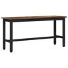 vidaXL Dining Bench Smoked Oak 100 x 32.5 x 48.5 cm