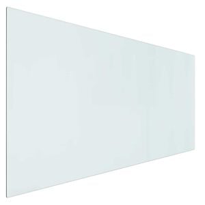 vidaXL Fireplace Glass Plate Transparent 120 x 60 cm Glass