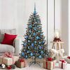 vidaXL Artificial Christmas Tree with 150 LEDs with Stand Green 150 cm
