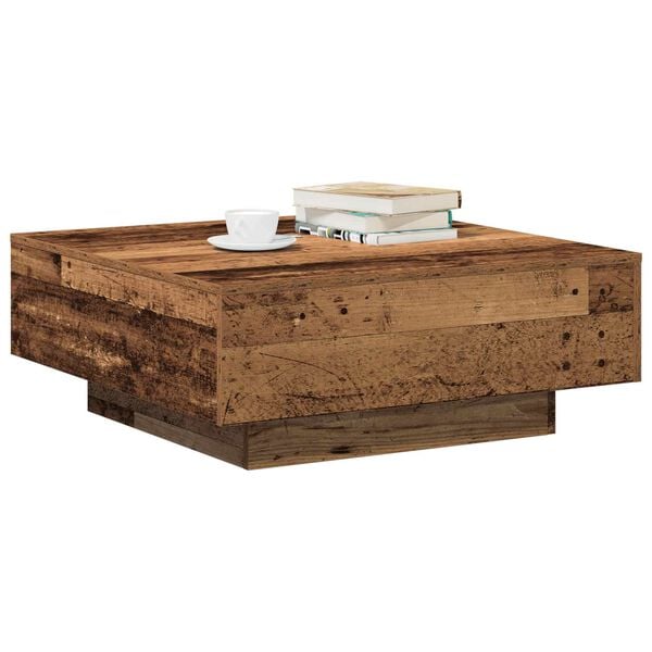 vidaXL Coffee Table Old Wood 80 x 80 x 31 cm