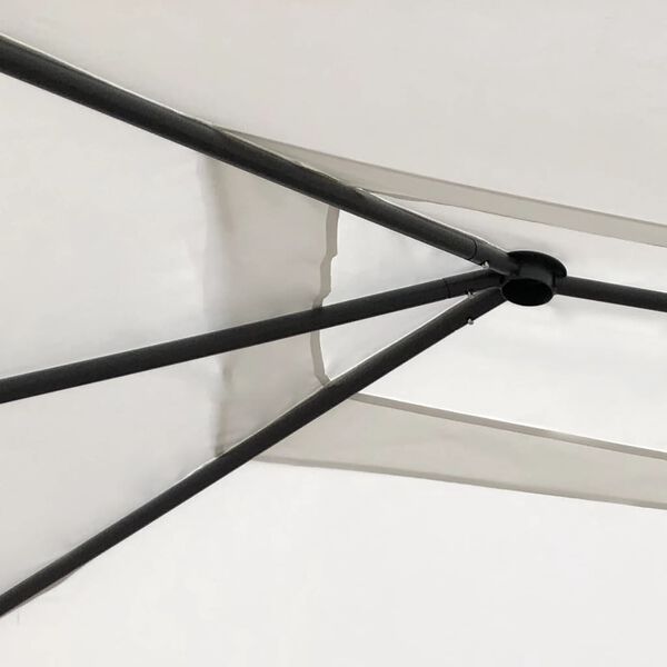 vidaXL Gazebo with Post Covers 2.98x5.3x2.59 m Cream 160 g/m&sup2;