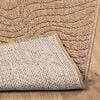 vidaXL Area Rugs Moire Rectangular Natural 150 x 80 cm