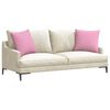 vidaXL Sofa Pillows 2 pcs Pink 50 x 50 cm Fabric