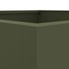 vidaXL Planter Olive Green 42x38x75 cm Steel