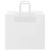 vidaXL Paper Bags 250 pcs with Handles White 32x22x28 cm