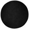 vidaXL Anti-Slip Faux Rabbit Fur Rug OLITE Black &Oslash; 200 cm Polyester