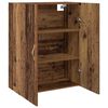 vidaXL Wall-Mounted Cabinet 2 pcs Old Wood 69.5 x 34 x 90 cm