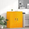 vidaXL Storage Cabinet Mustard Yellow 80 x 40 x 90 cm Steel