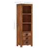 vidaXL Highboard with 3 Drawers 40x30x130 cm Solid Mango Wood
