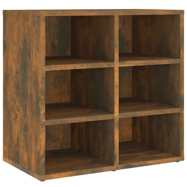 vidaXL Shoe Cabinet Smoked Oak 52.5x30x50 cm