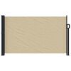 vidaXL Retractable Side Awning Beige 117x300 cm