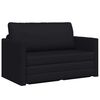 vidaXL Sofa Bed Black 124 x 71 x 78 cm Velvet