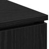vidaXL TV Cabinet Black Oak 100 x 38 x 49 cm Engineered Wood