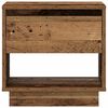 vidaXL Nightstand with Drawer Old Wood 45 x 34 x 44 cm Engineered Wood