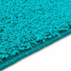 vidaXL Anti-slip Bath Mat Set 2 pcs Turquoise PP