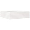 vidaXL Garden Planter White 80x80x23 cm Solid Wood Pine