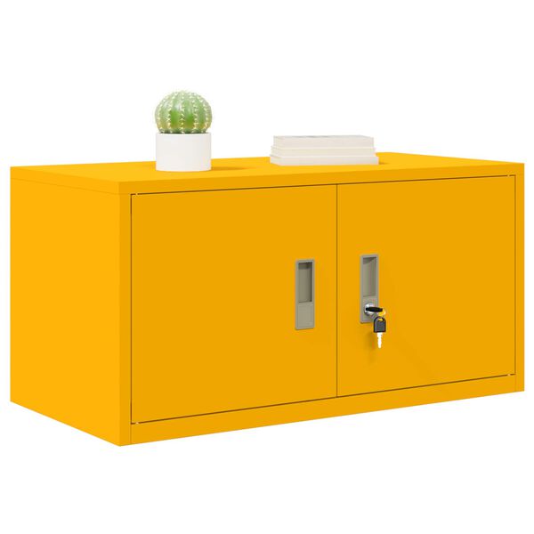 vidaXL Storage Cabinet with Storage Mustard Yellow 80 x 40 x 40 cm