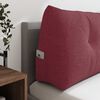 vidaXL Back Pillow Wine Red 140 x 24 x 50 cm Fabric