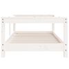 vidaXL Kids Bed Frame White 70x140 cm Solid Wood Pine