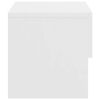 vidaXL Wall-mounted Bedside Cabinets 2 pcs High Gloss White