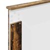 vidaXL Bed Frame with Drawer Smoked Oak 100 x 200 cm Solid Pine Wood