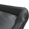 vidaXL Dog Bed Black 80x68x23 cm Faux Leather
