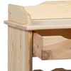 vidaXL Wine Rack Natural 58 x 28 x 90 cm Solid Pine Wood