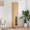 vidaXL Highboard Sonoma Oak 34.5x34x180 cm Engineered Wood