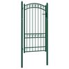 vidaXL Fence gates EMMEN 104 x 123.5 cm Lockable Powder-coated steel