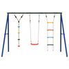 vidaXL Outdoor Swing Set with Swing. Ladder. Disc Swing