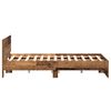 vidaXL Bed Frame Old Wood 193 x 125 x 70 cm Engineered Wood