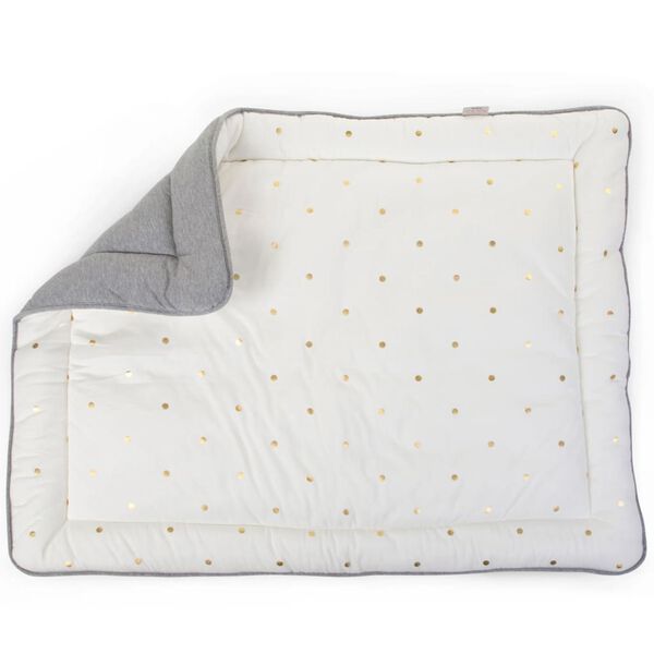 CHILDHOME Playpen Mat 95x75cm Jersey Gold Dots