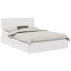 vidaXL Storage Bed with Headboard White 140 x 200 cm Engineered Wood