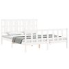 vidaXL Bed Frame without Mattress White 160x200 cm Solid Wood Pine