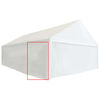 vidaXL Party Tent PVC Side Panel 2x2 m White 550 g/m&sup2;