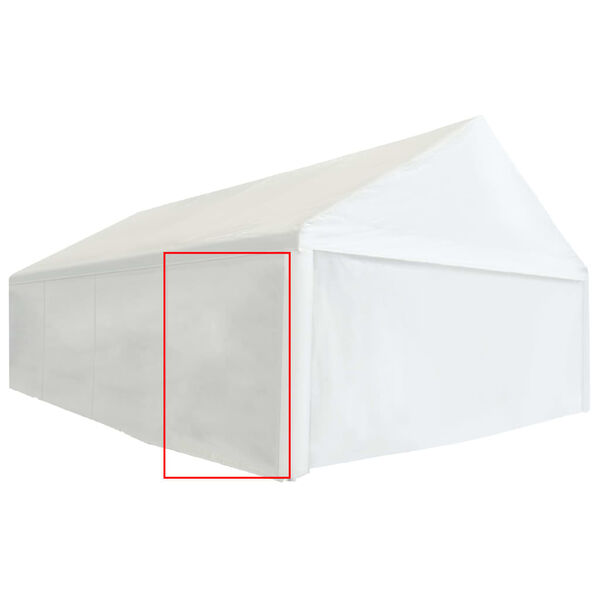 vidaXL Party Tent PVC Side Panel 2x2 m White 550 g/m&sup2;