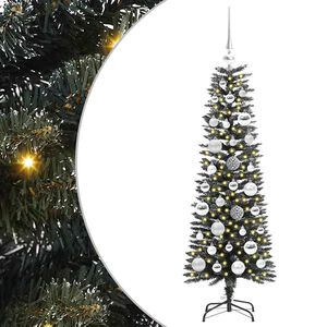 vidaXL Artificial Christmas Tree with 150 LEDs with Stand Green 120 cm