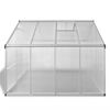 vidaXL Reinforced Aluminium Greenhouse with Base Frame 6.05 m&sup2;