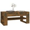 vidaXL Coffee Table Smoked Oak 102x55x45 cm Engineered Wood